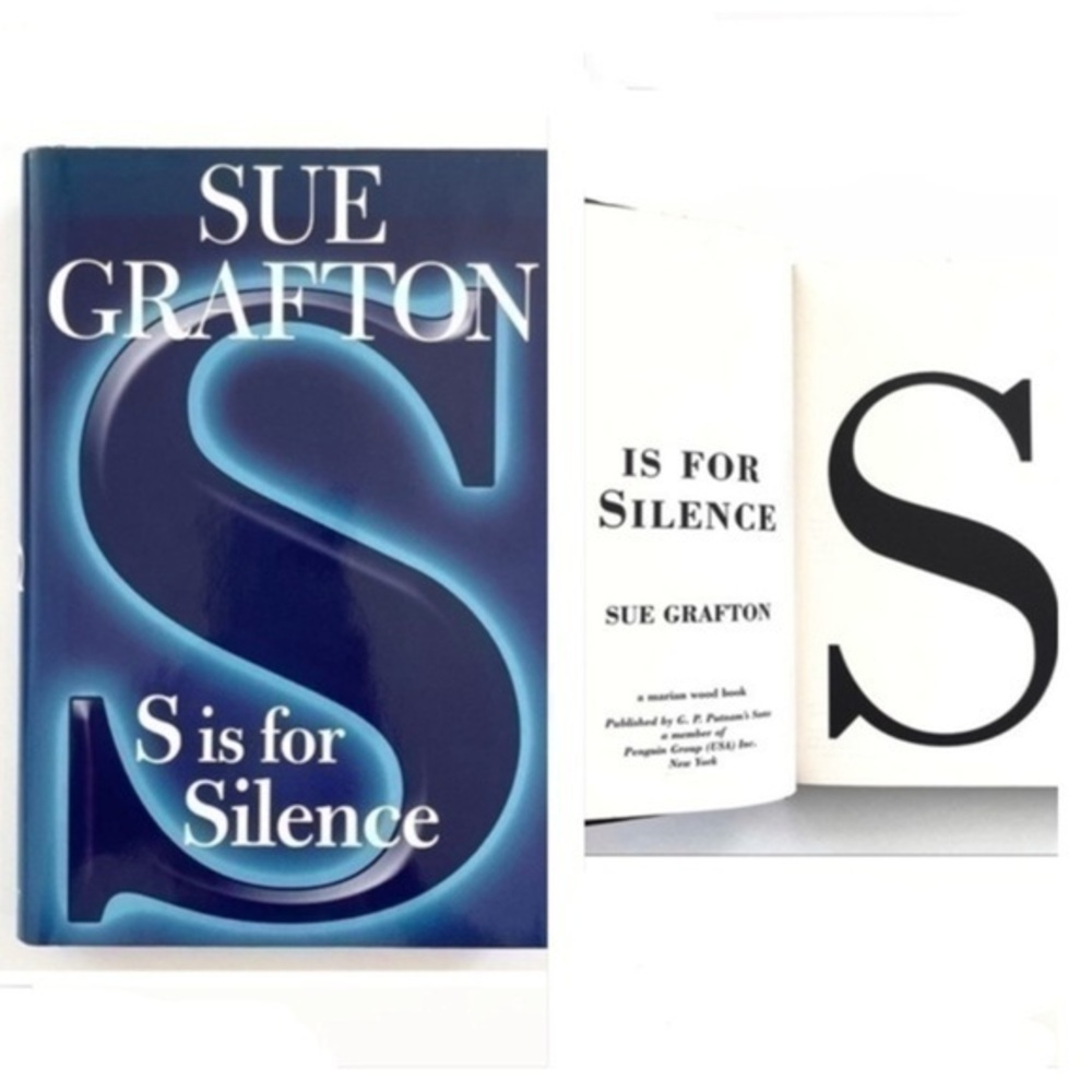 5 for $25!   “S” Is for Silence Hardback Book - Author Sue Grafton